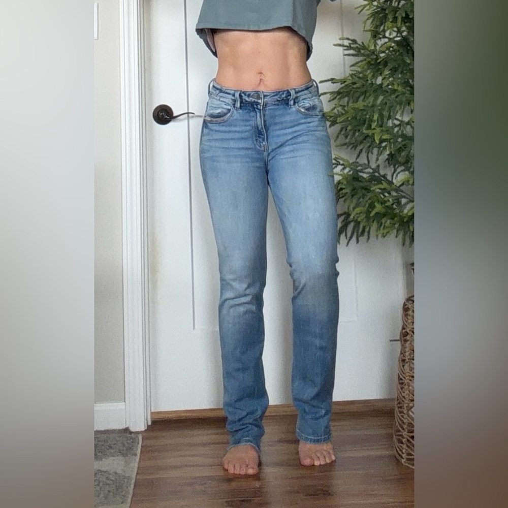 KanCan Light Blue Straight Leg Jeans